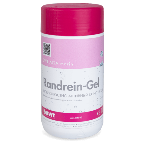24045 BWT AQA marin Randrein-Gel, 1л Реагент для чистки стенок бассейна